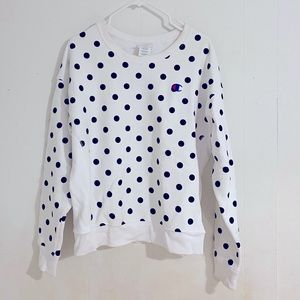 Champion Sweatshirt polka dot